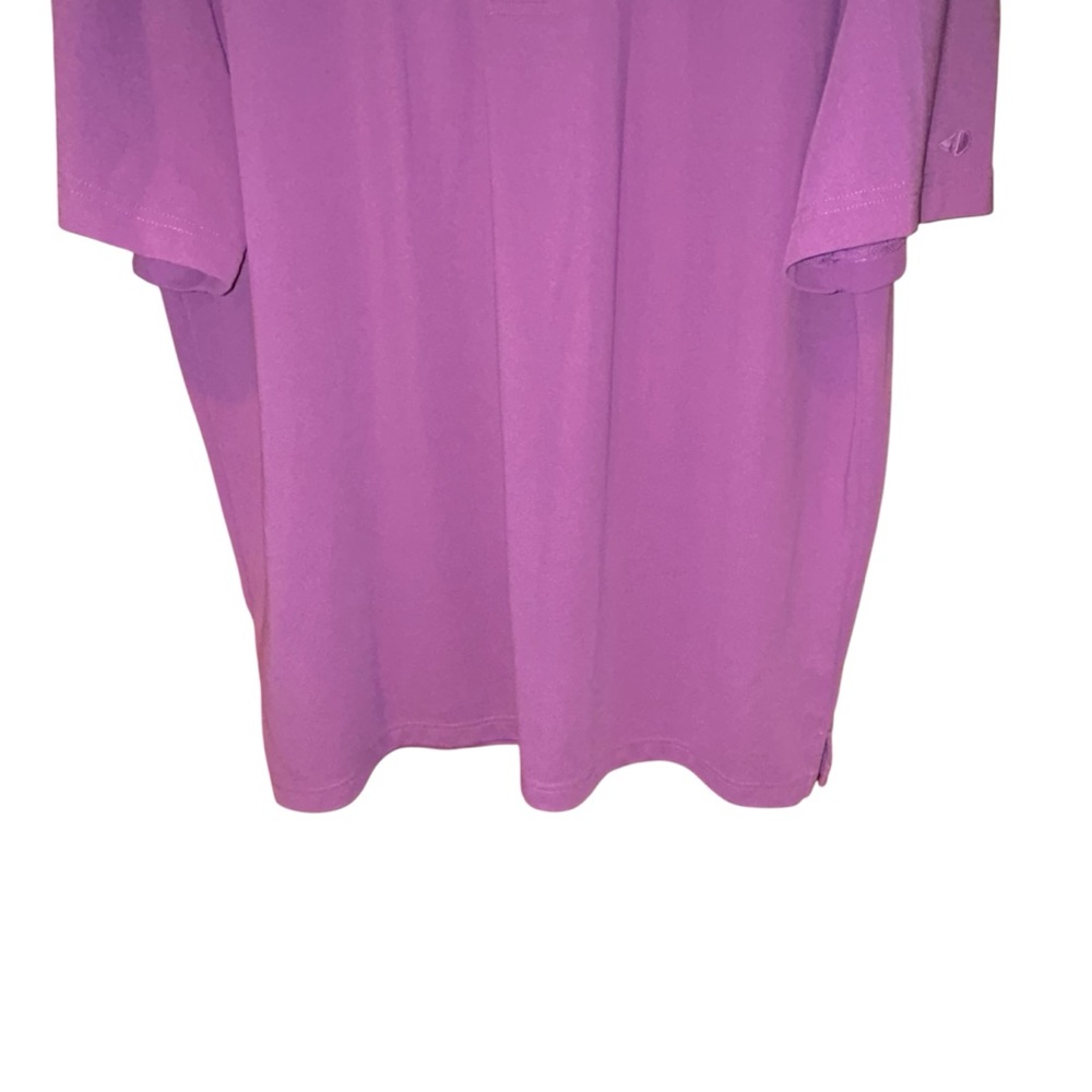 Grand Slam Performance Polo Shirt Men’s XXL Purple Golf Activewear Casual - Picture 4 of 7